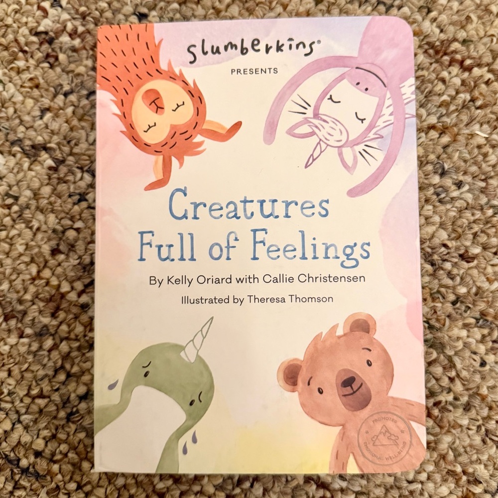 NWT "Creatures Full of Feelings" Slumberkins Board Book